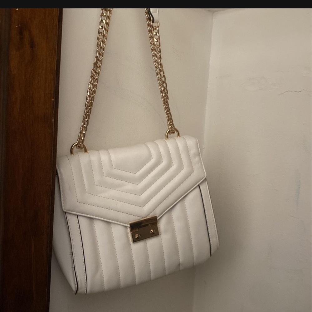 White purse